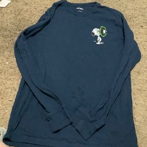Old navy snoopy long sleeve tee